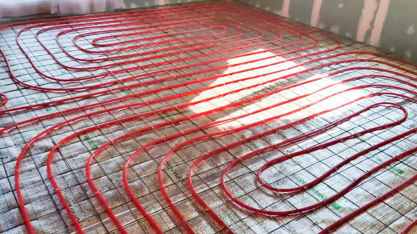 Ogrzewanie podłogowe – układ pętli PEX